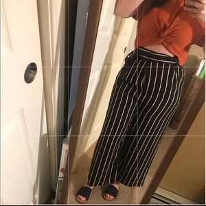 Forever 21 (M)Orange top, (L) Black bottom